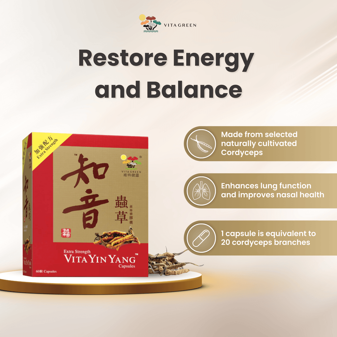 Vitality Duo: LingZhi + YinYang Cordyceps Bundle - Vita Green SG