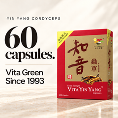 Vita Yin Yang Cordyceps pack, made in Hong Kong