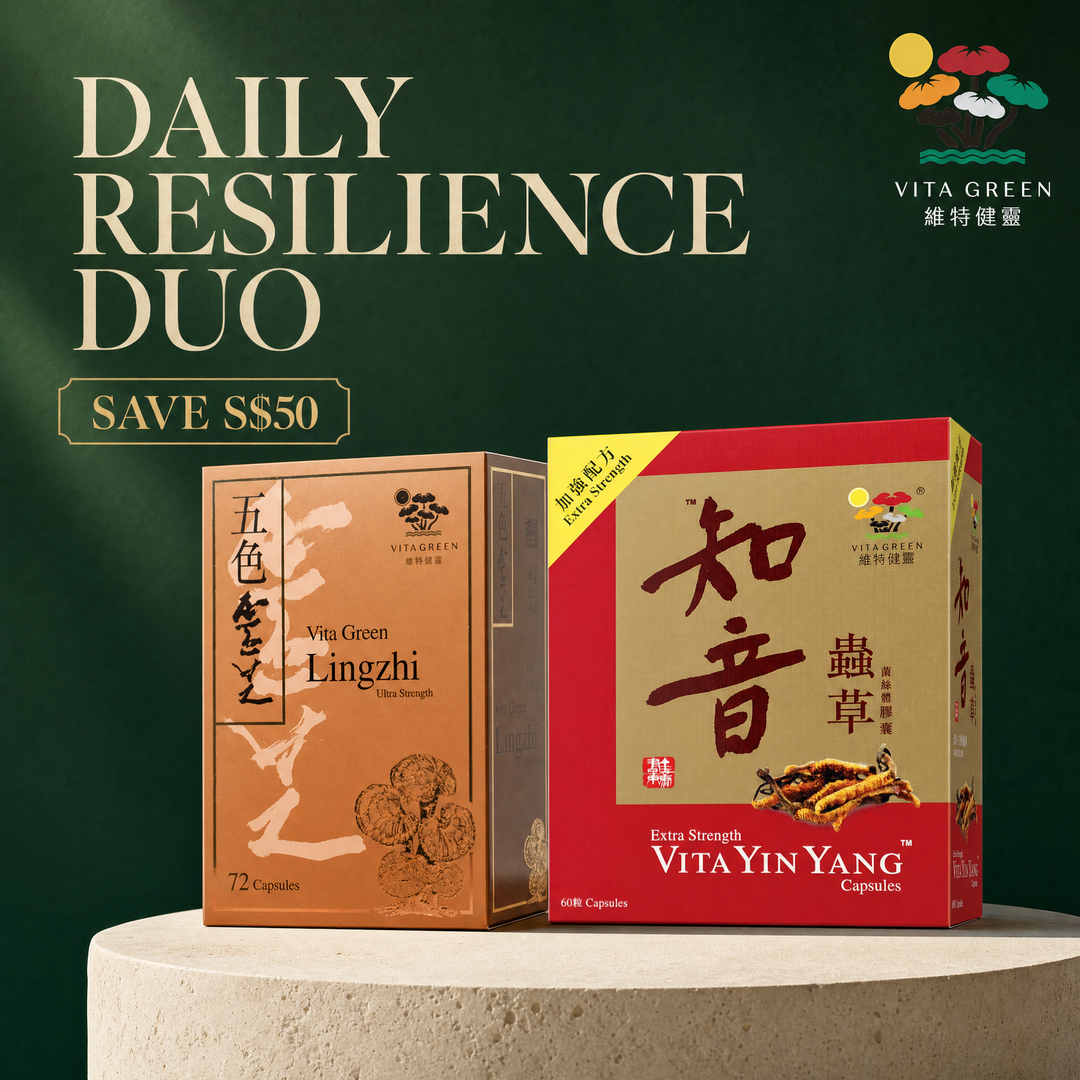 Daily Resilience Duo - Lingzhi + Cordyceps