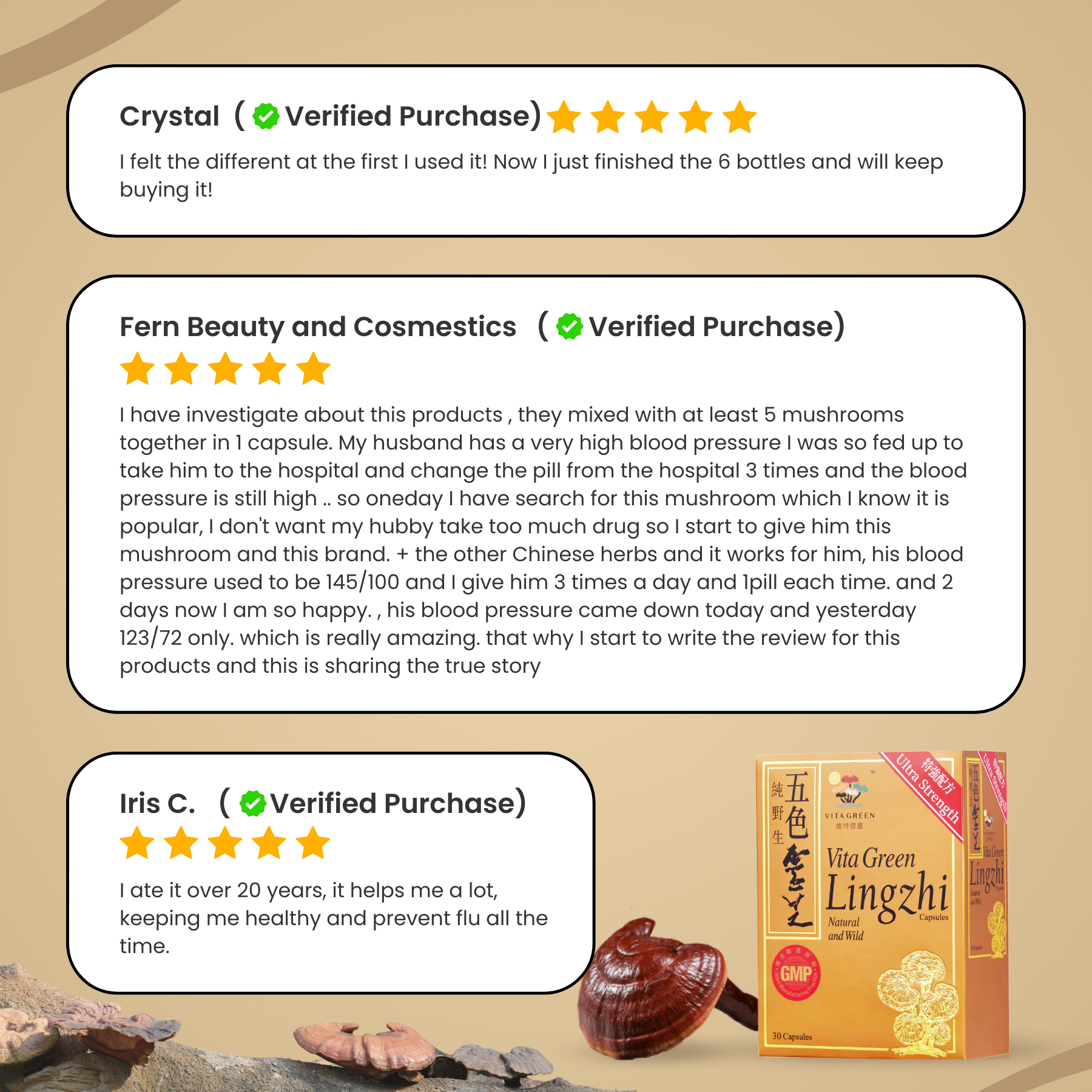 Vg Capsule Vg Lingzhi Capsules Ultra Strength 72S — Vita Green Singapore