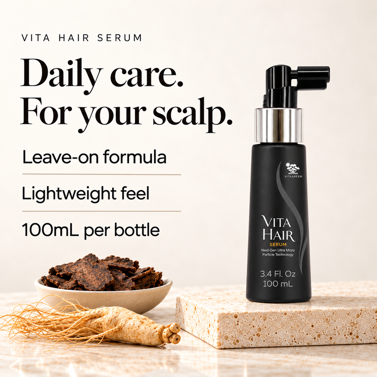 Daily care with Vita Hair Serum