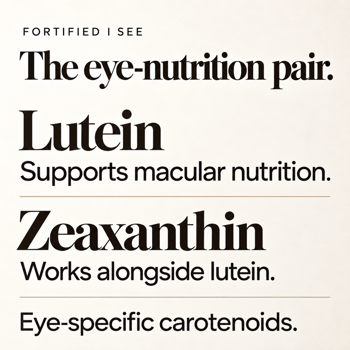 Lutein and zeaxanthin from marigold