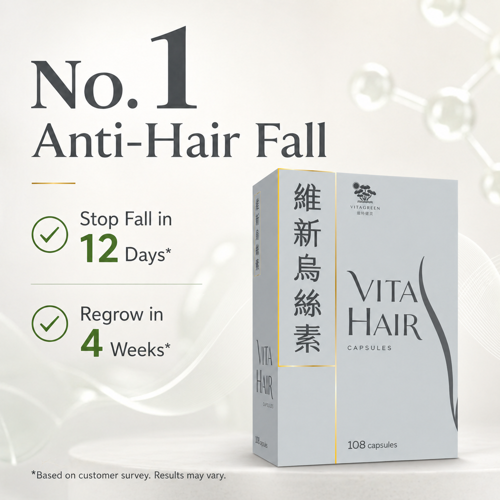 Vita Hair Capsules with NXG Tech - 108s - Vita Green SG