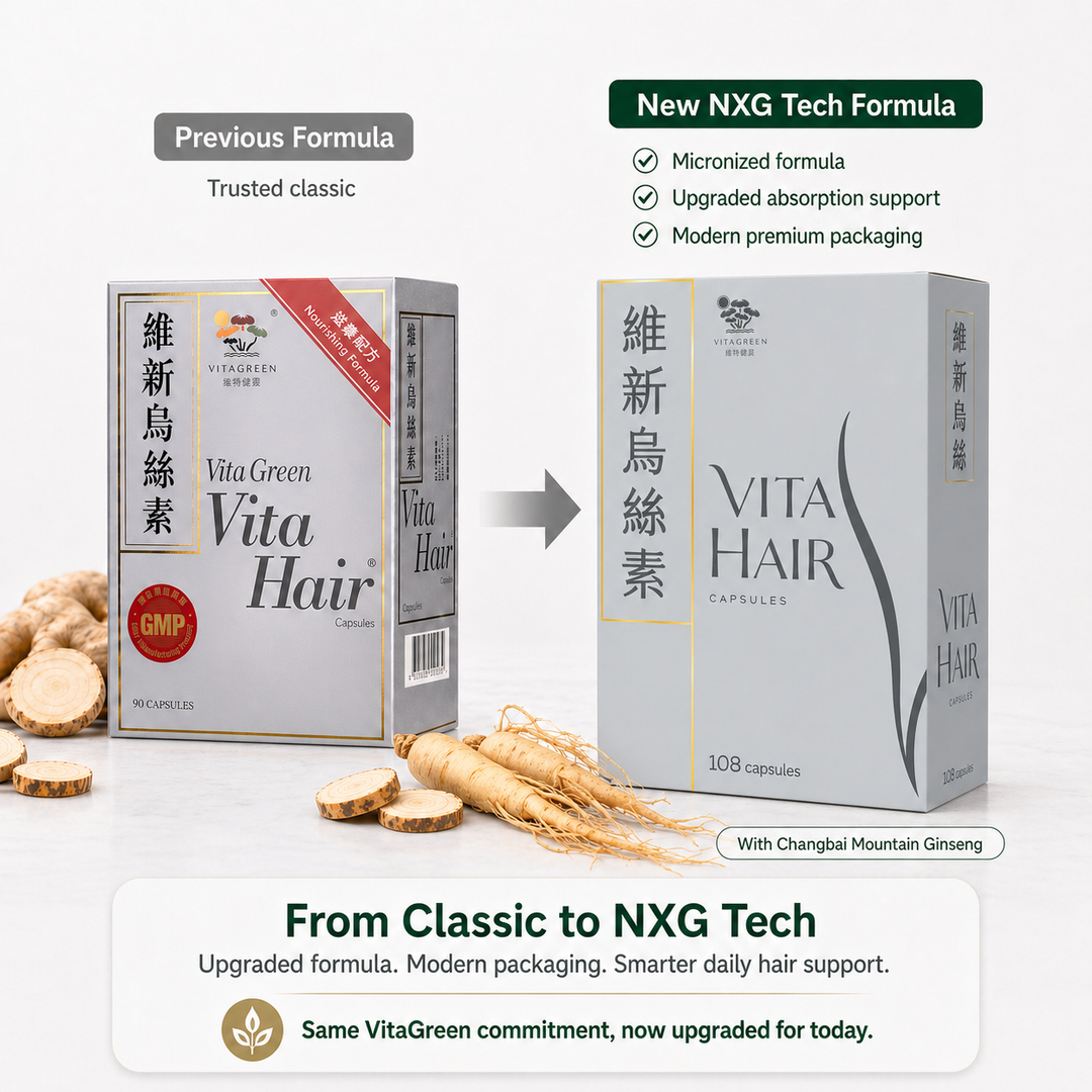 Vita Hair Capsules with NXG Tech - 108s - Vita Green SG