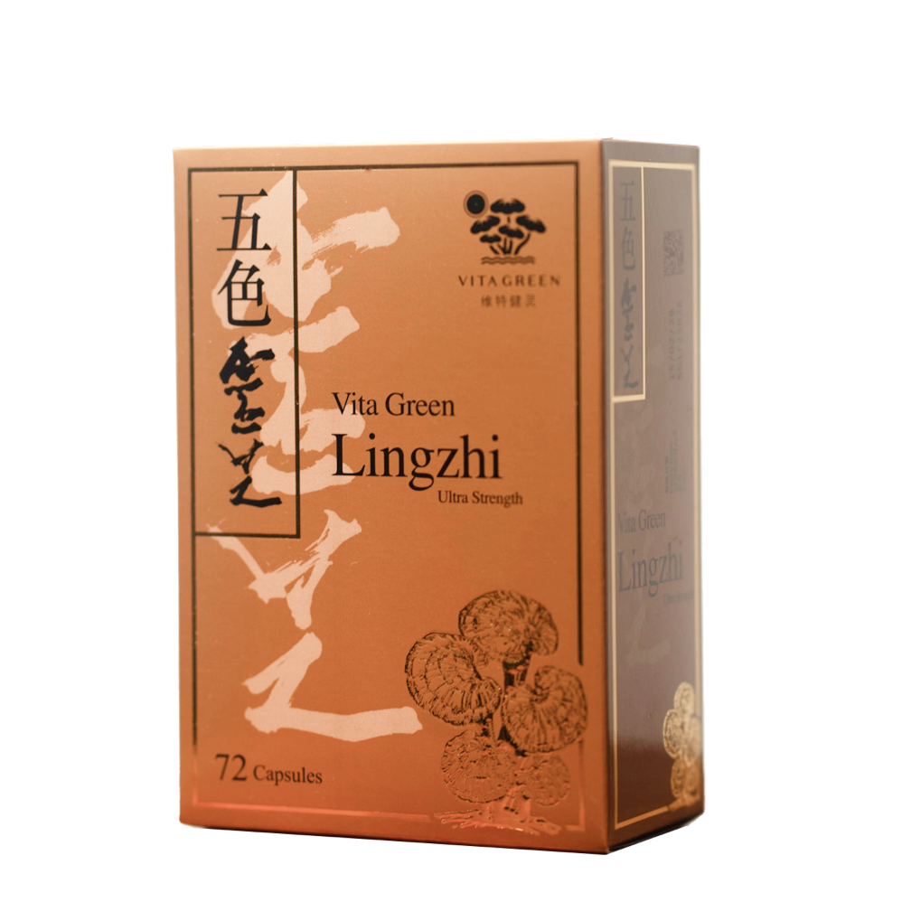Vg Capsule Vg Lingzhi Capsules Ultra Strength 72S — Vita Green Singapore