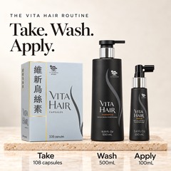The complete Vita Hair routine