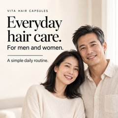 Everyday hair care with Vita Hair Capsules