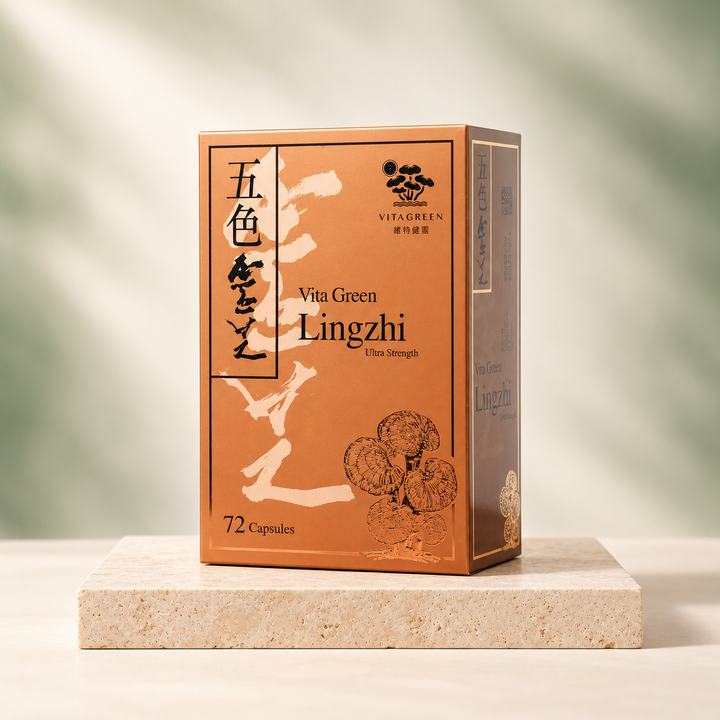 Vita Green Lingzhi Ultra Strength on stone